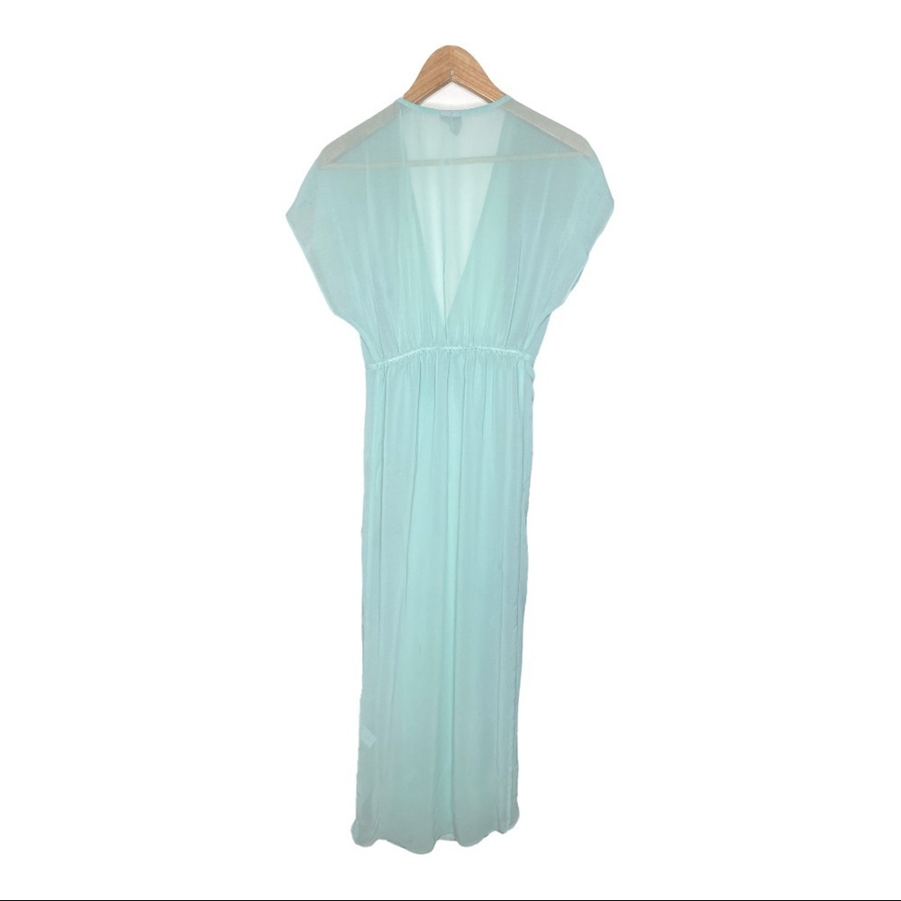 ASOS Wrap Front Chiffon Maxi Beach Kaftan Size 0 - Picture 2 of 12